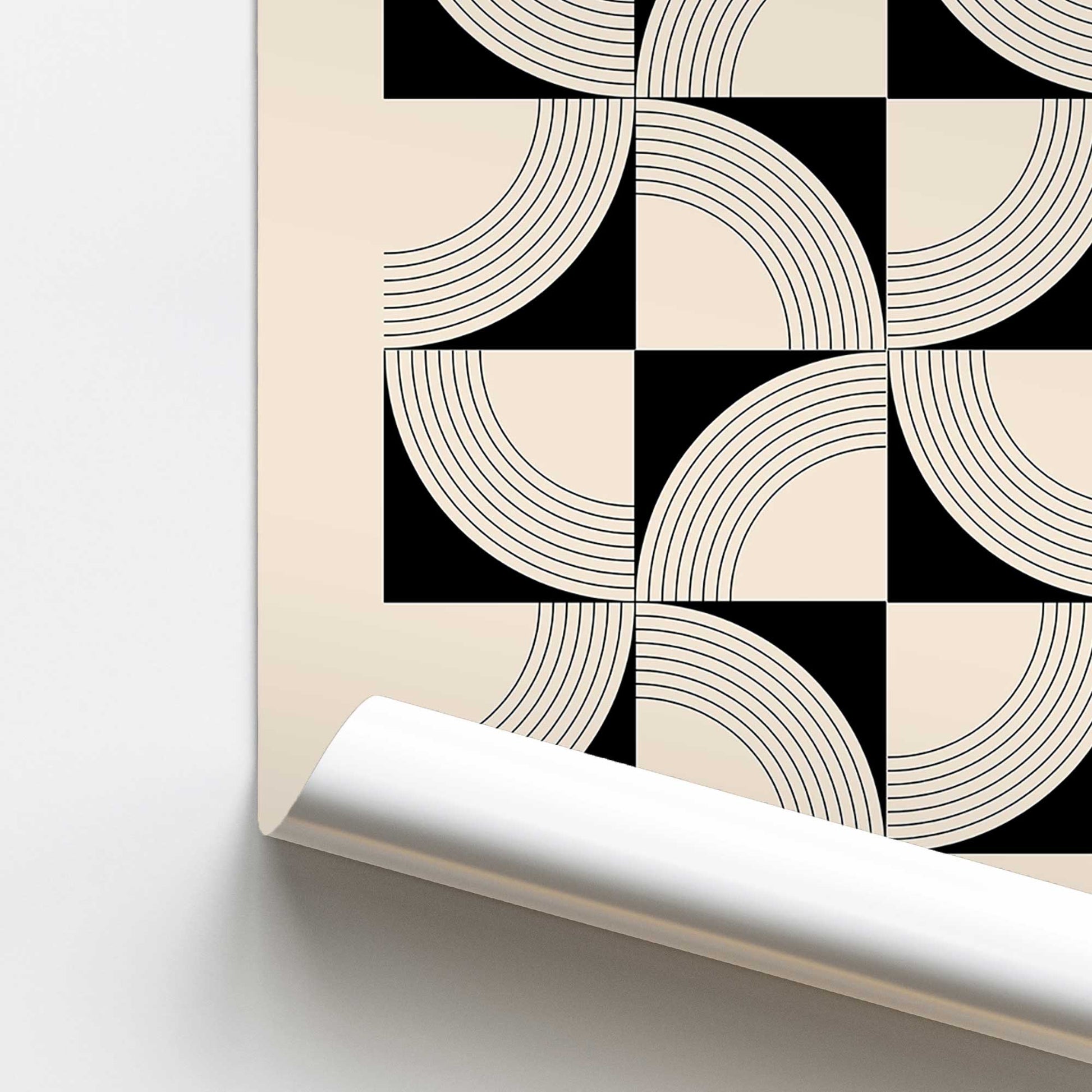[color:Rolled Print], Picture of close up of art