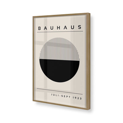 [Color:Brushed Gold], Picture of art in a Brushed Gold frame of the corner