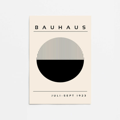 Bauhaus Eclipse of Geometry Promotional Rolled Print