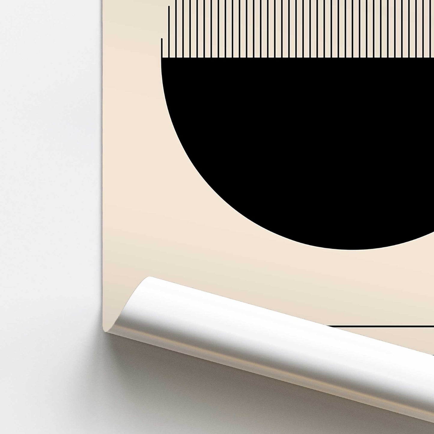 [color:Rolled Print], Picture of close up of art