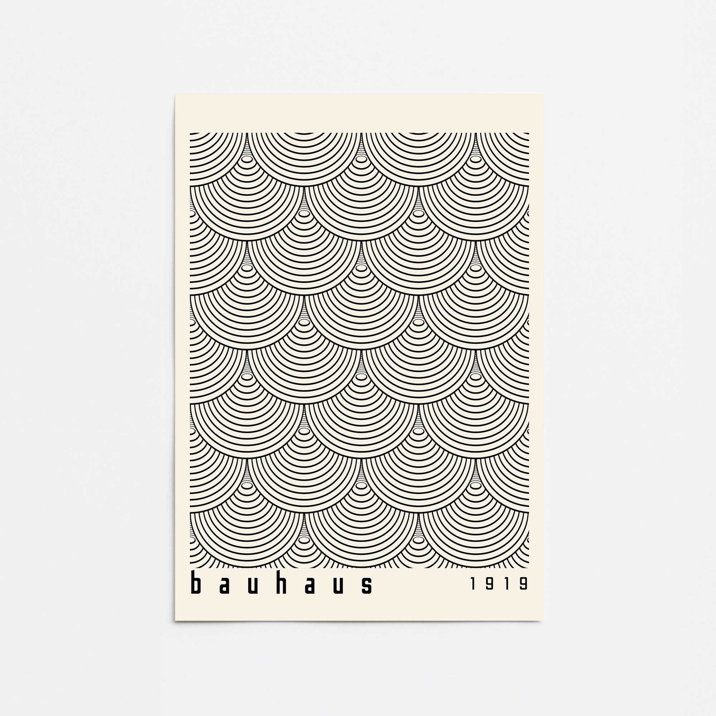 Echoing Bauhaus Arches Promotional Rolled Print