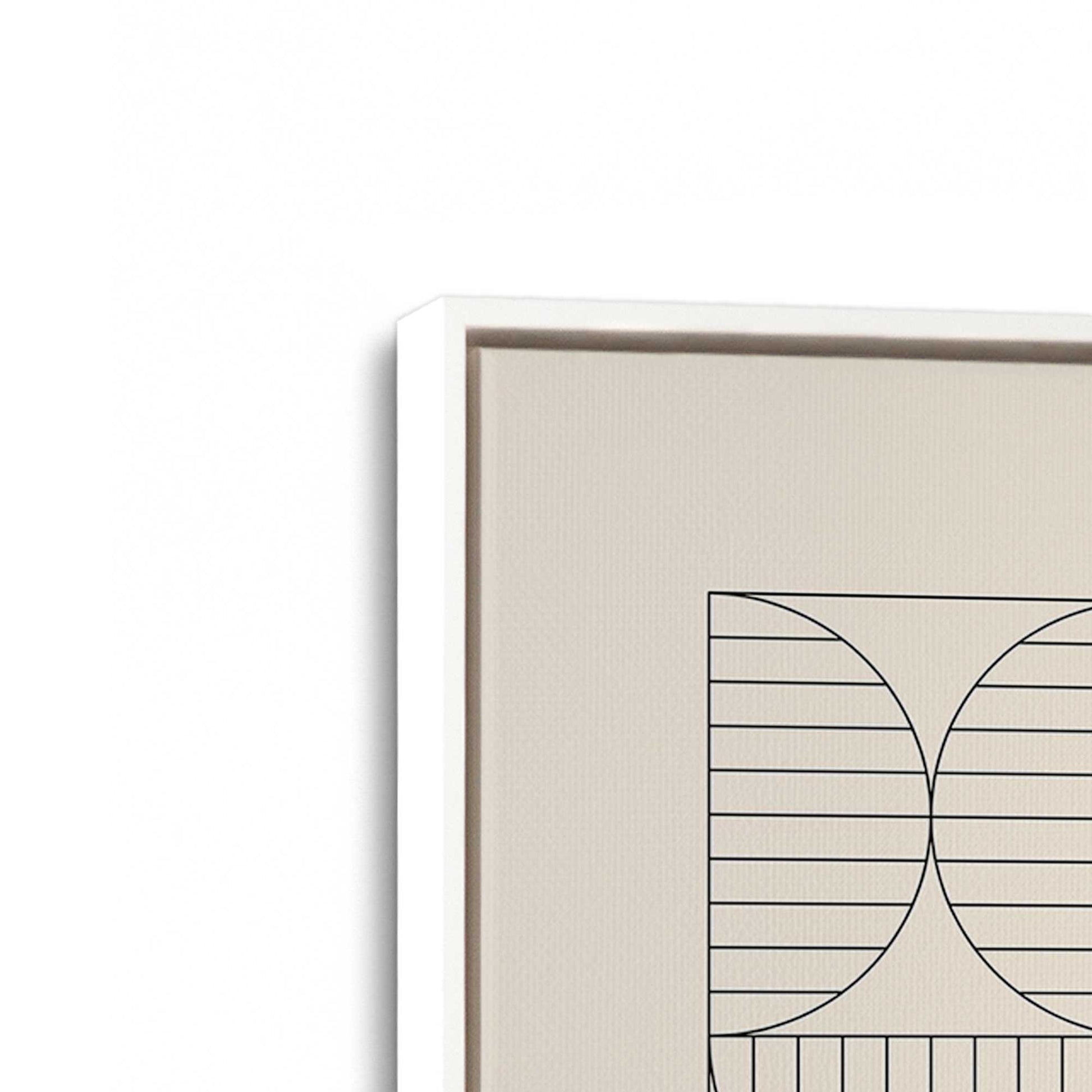 [Color:Opaque White], Picture of art in a White frame at an angle