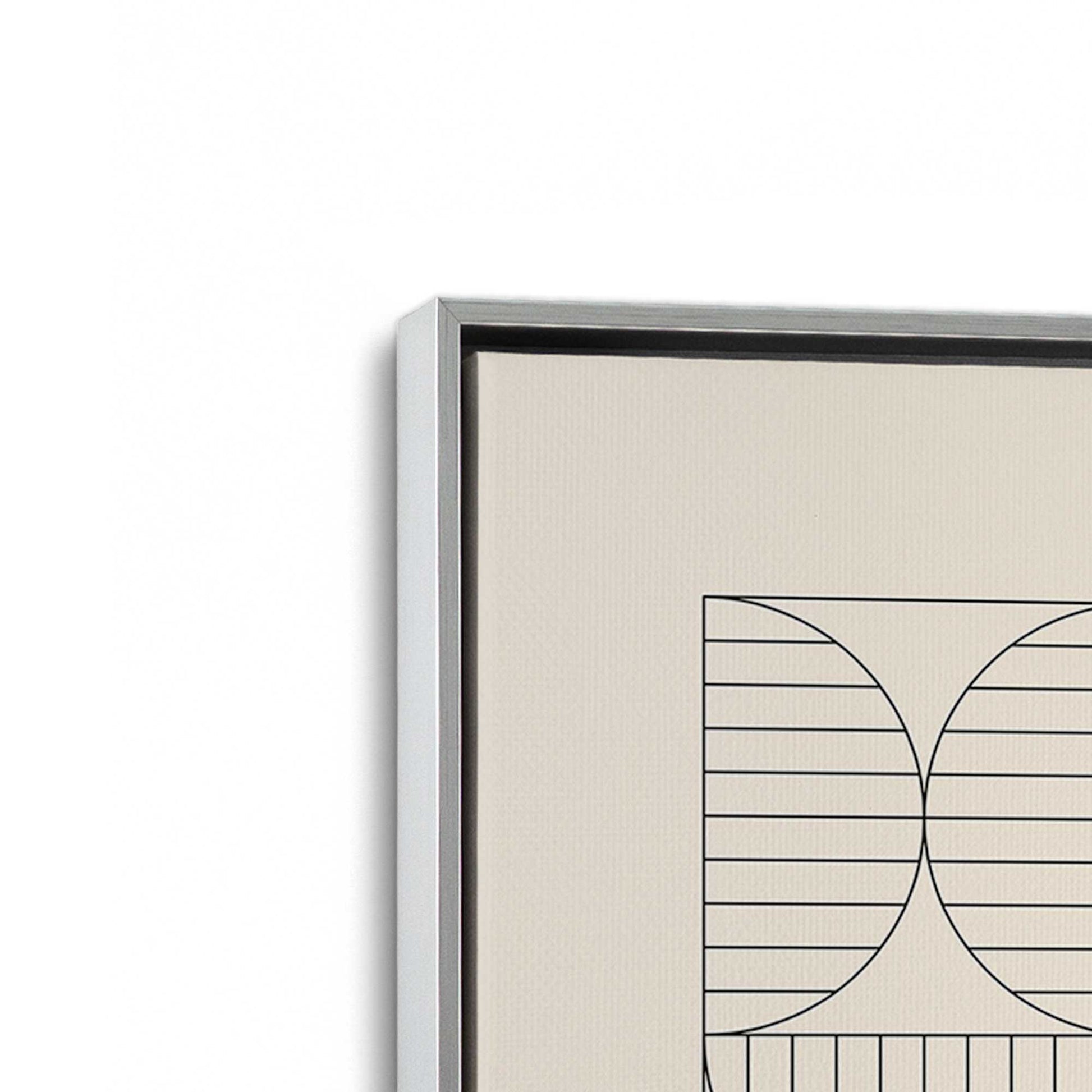 [Color:Polished Chrome], Picture of art in a Polished Chrome frame at an angle