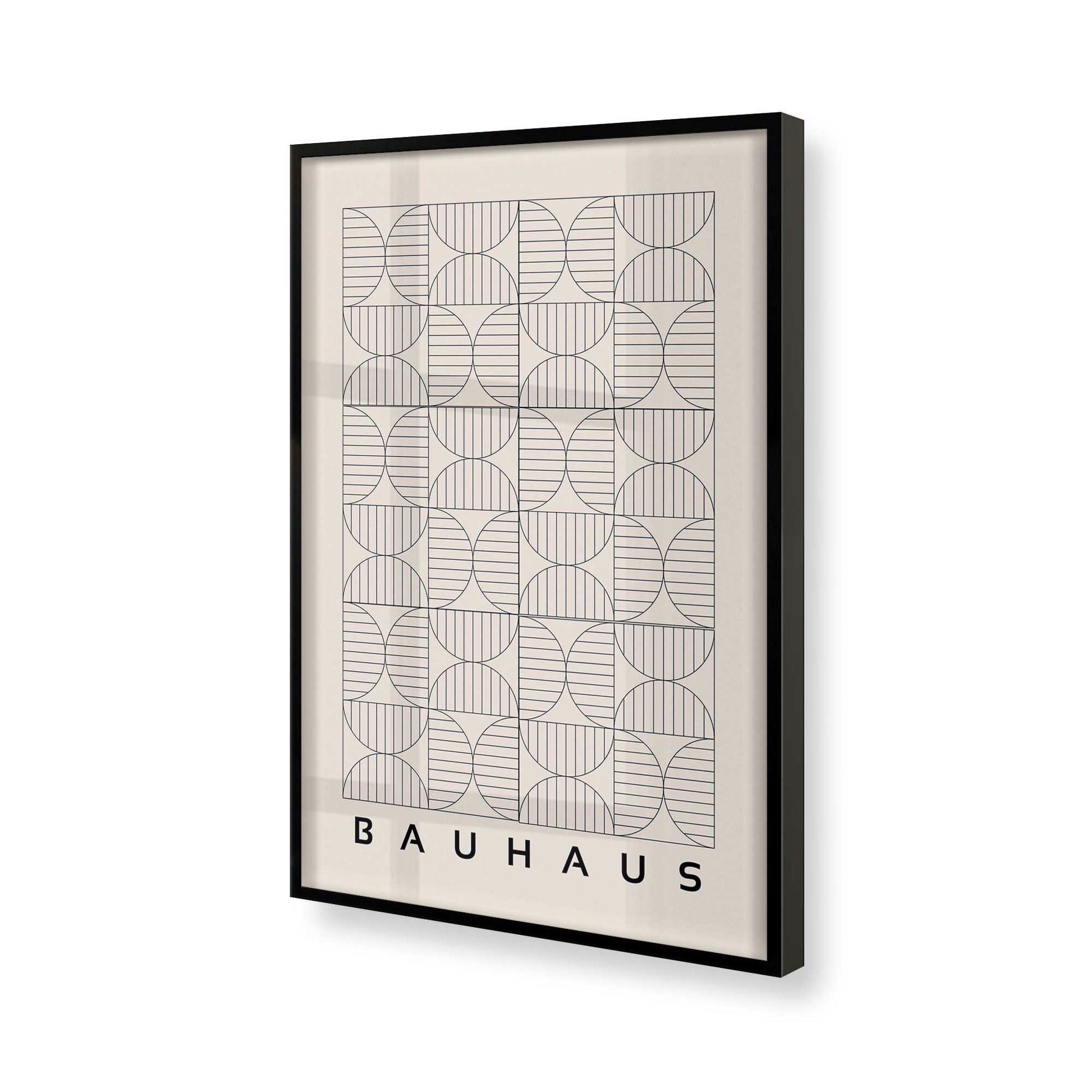 [Color:Satin Black], Picture of art in a Satin Black frame of the corner
