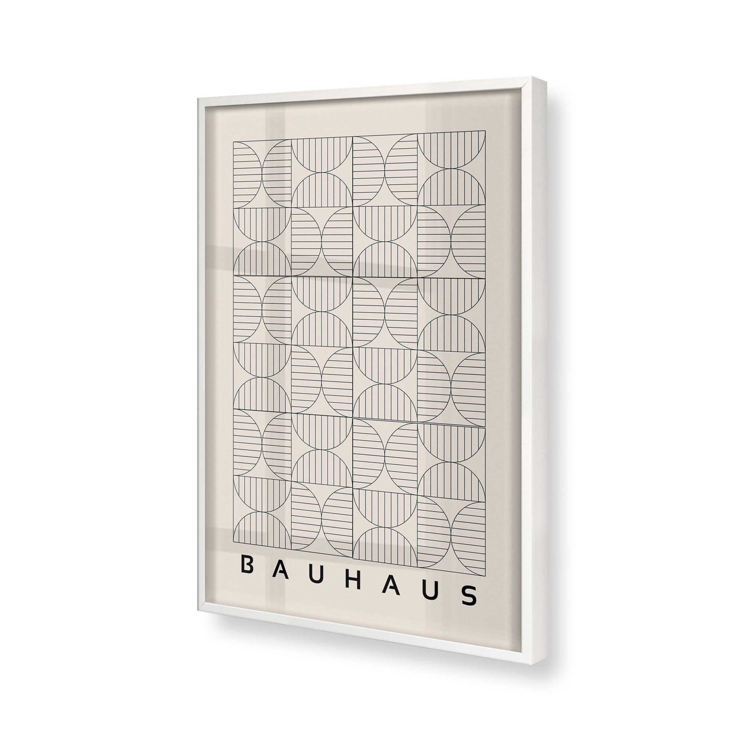 [Color:Opaque White], Picture of art in a Opaque White frame of the corner