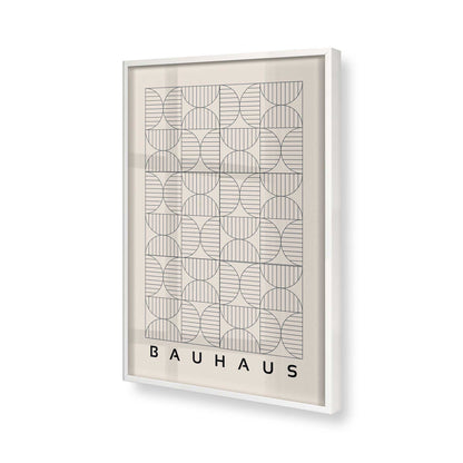 [Color:Opaque White], Picture of art in a Opaque White frame of the corner