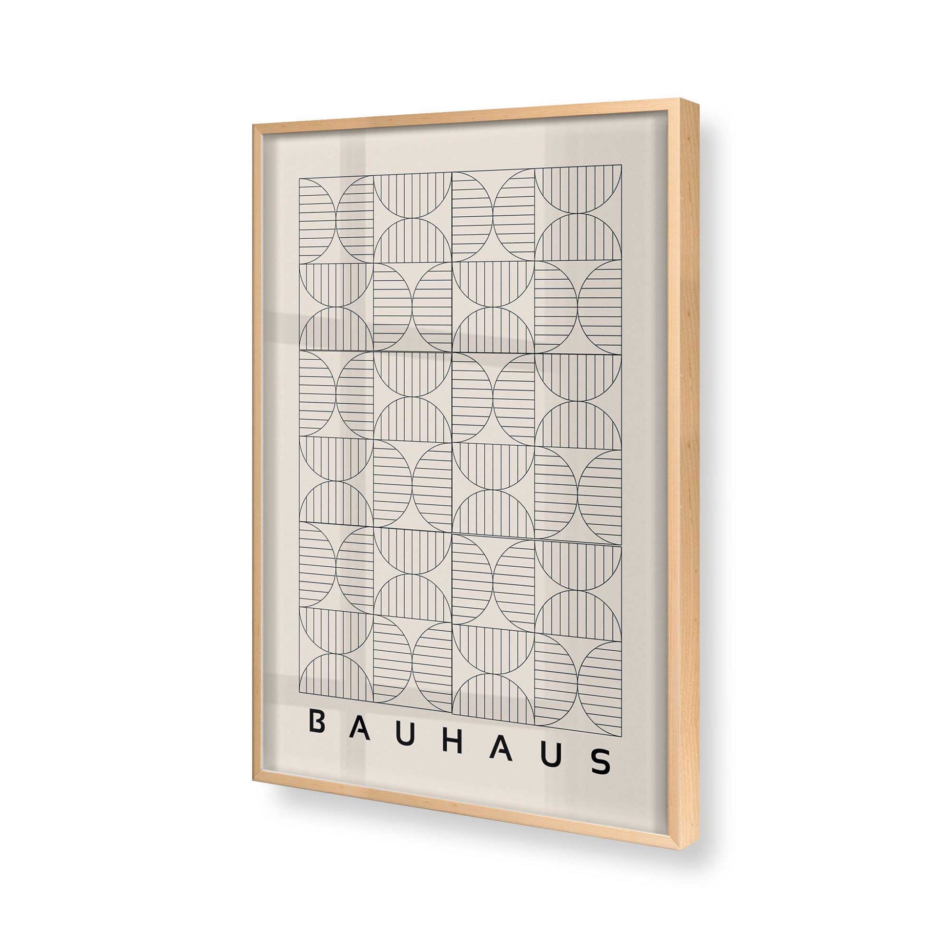 [Color:Raw Maple], Picture of art in a Raw Maple frame of the corner
