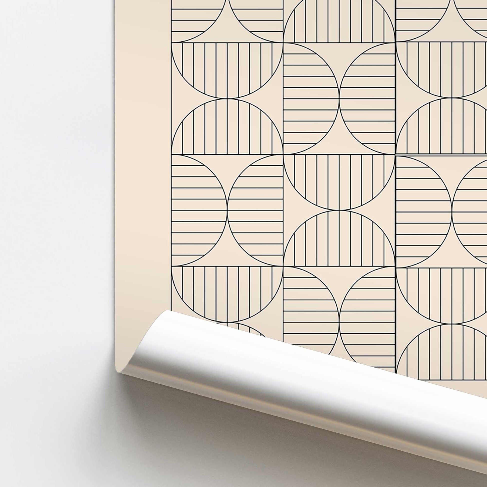 [color:Rolled Print], Picture of close up of art