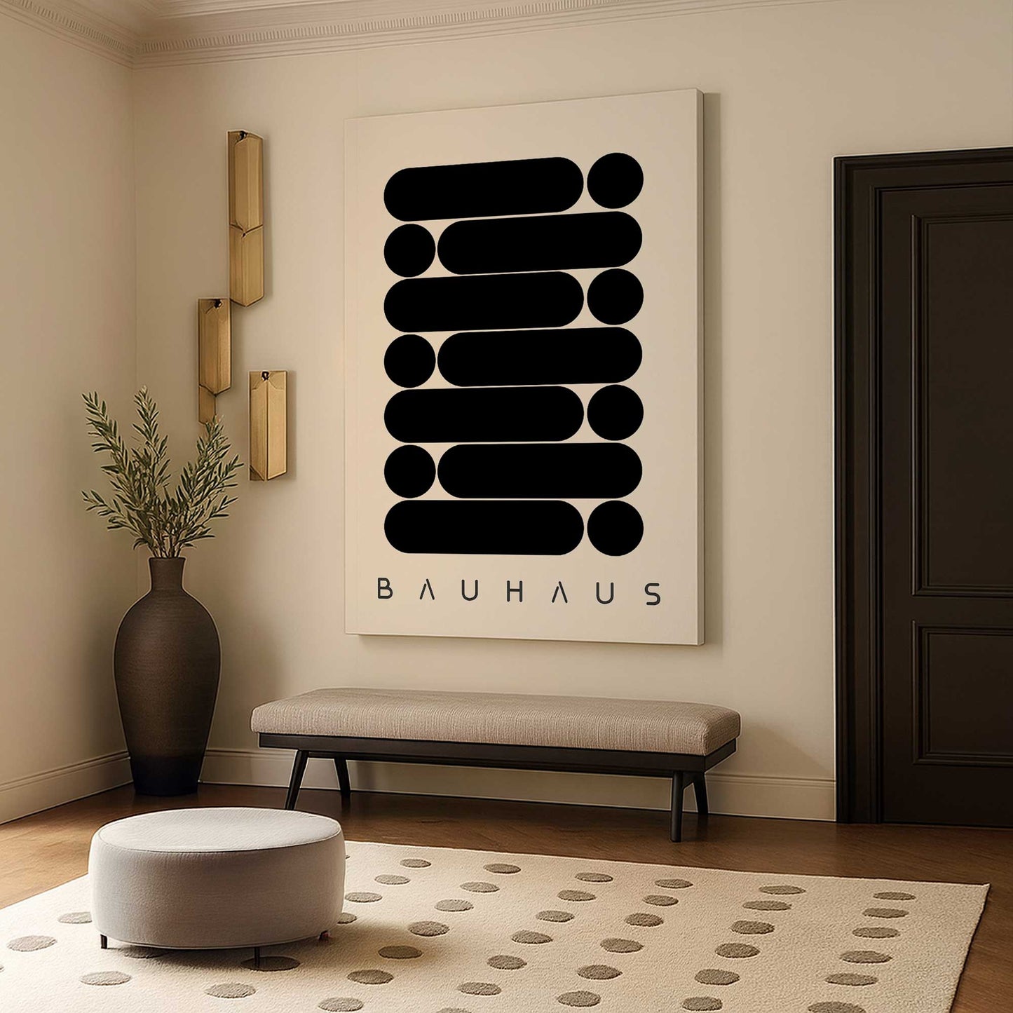 [Color:Stretched Canvas], Picture of art in a room
