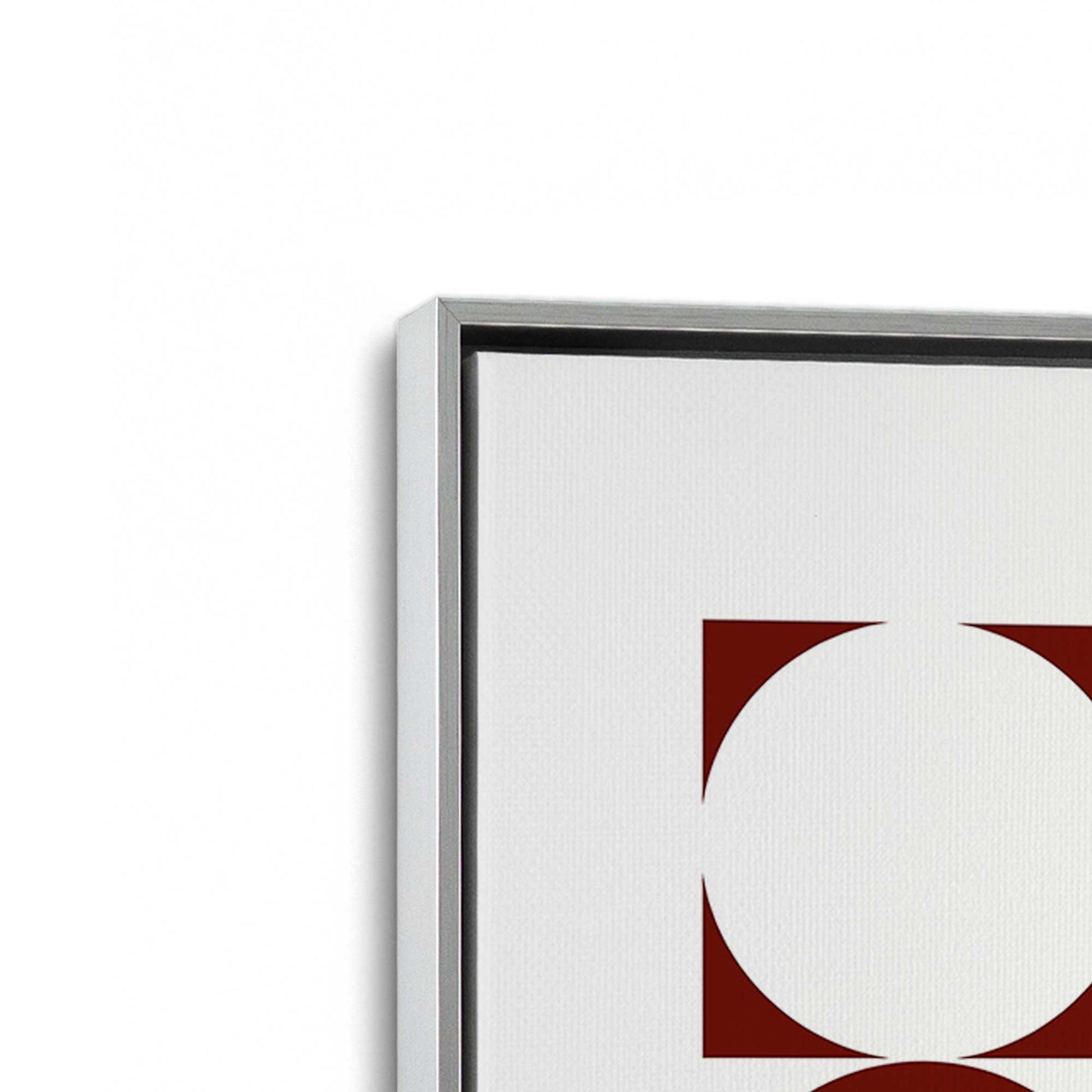 [Color:Polished Chrome], Picture of art in a Polished Chrome frame at an angle