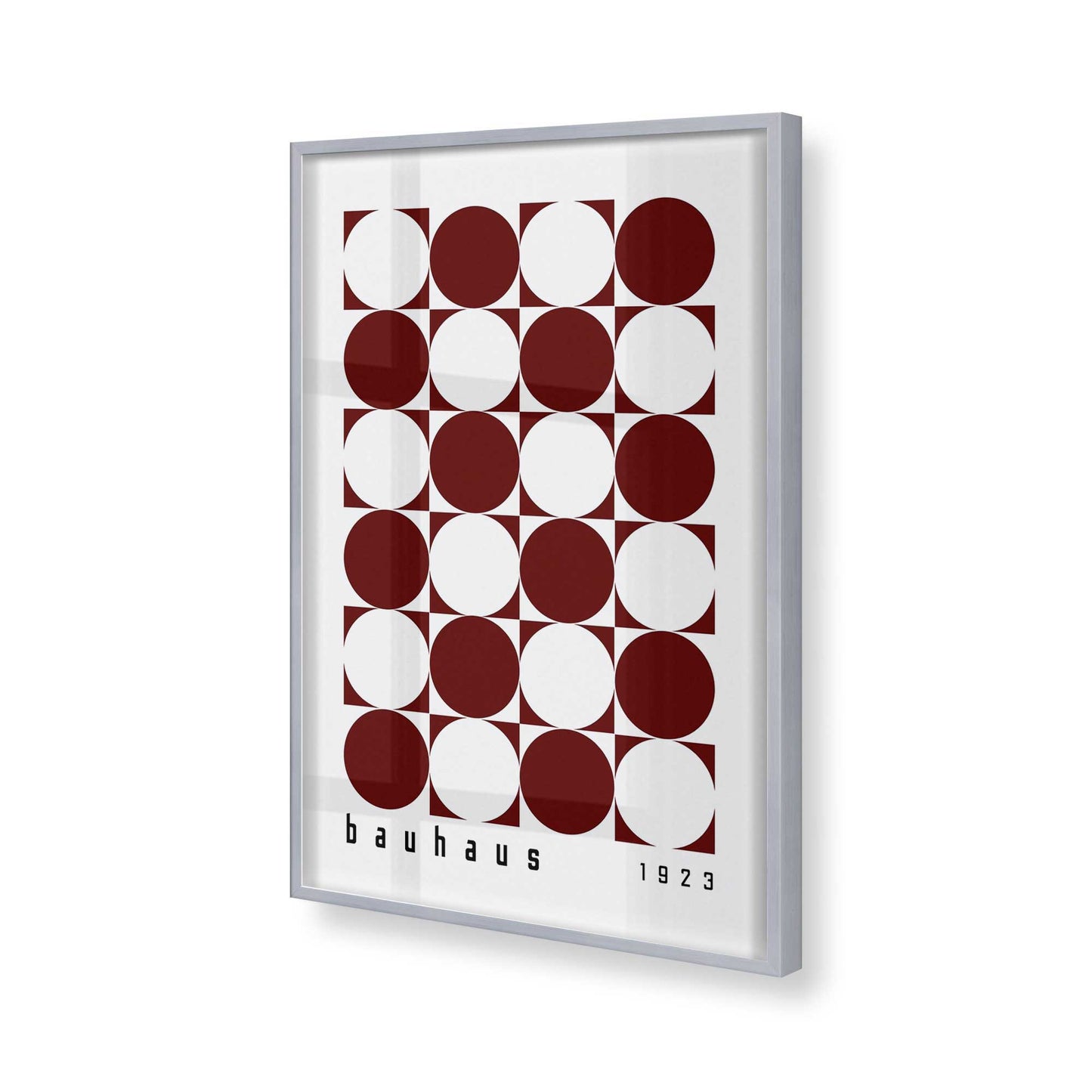 [Color:Polished Chrome], Picture of art in a Polished Chrome frame of the corner