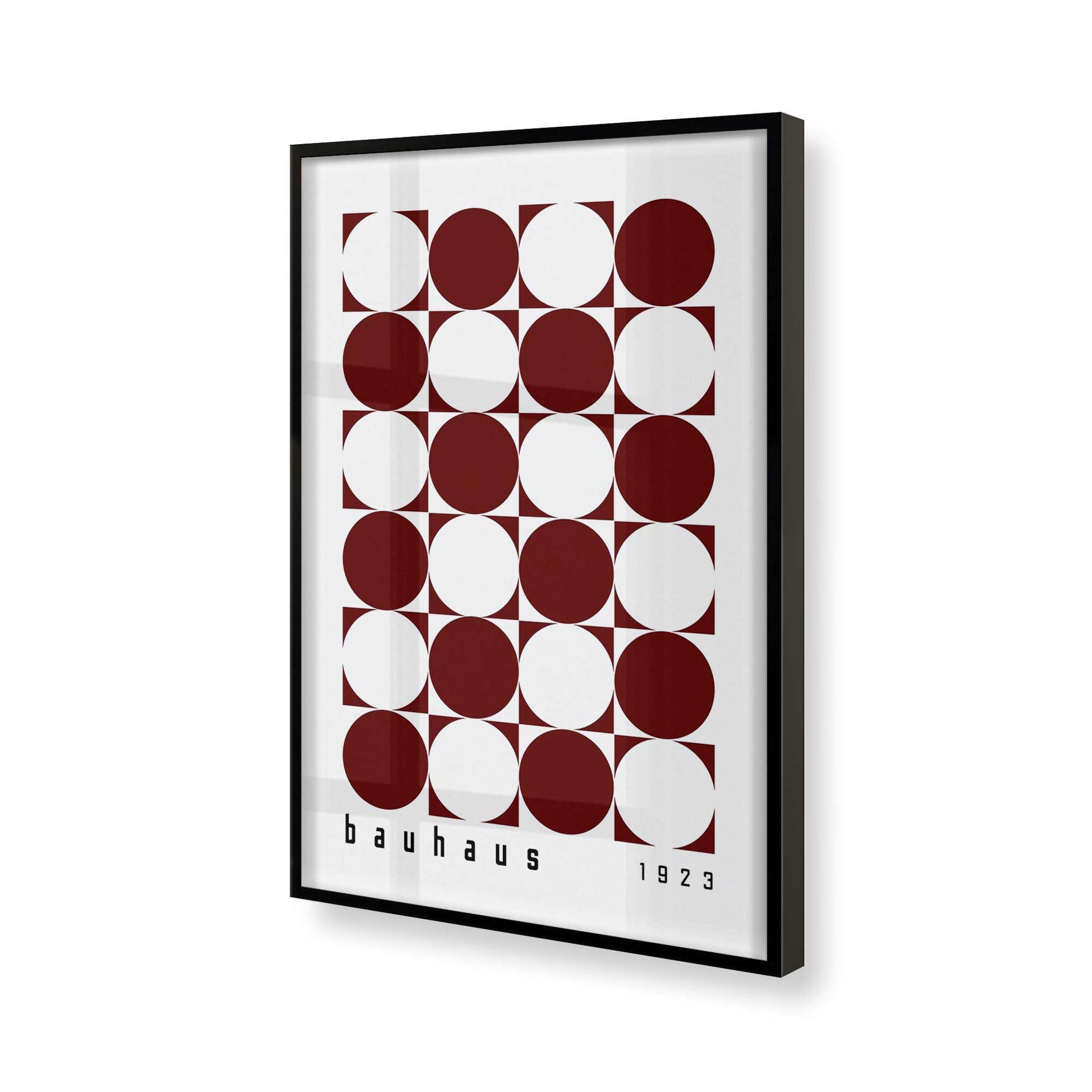 [Color:Satin Black], Picture of art in a Satin Black frame of the corner
