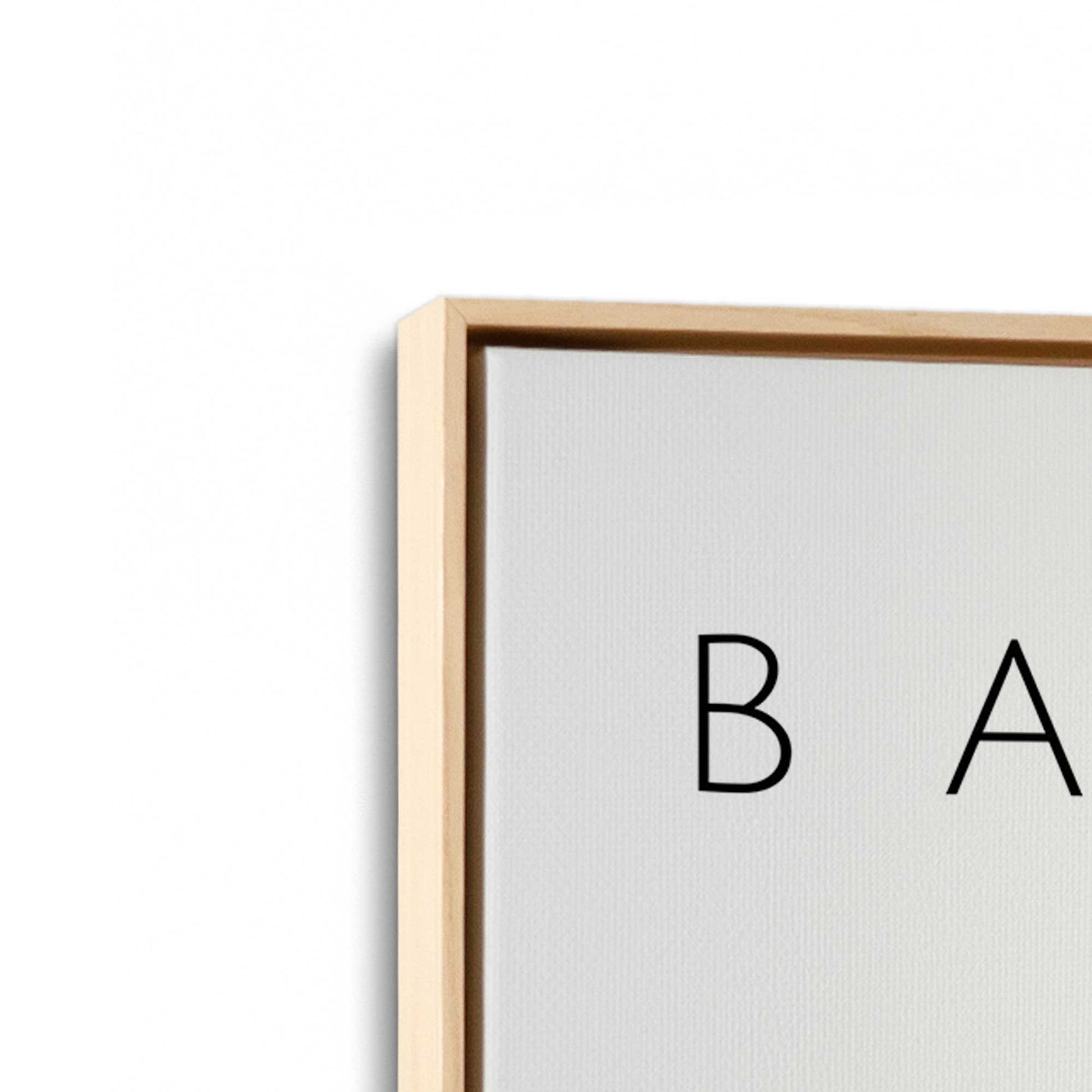 [Color:American Maple], Picture of art in a American Maple frame at an angle