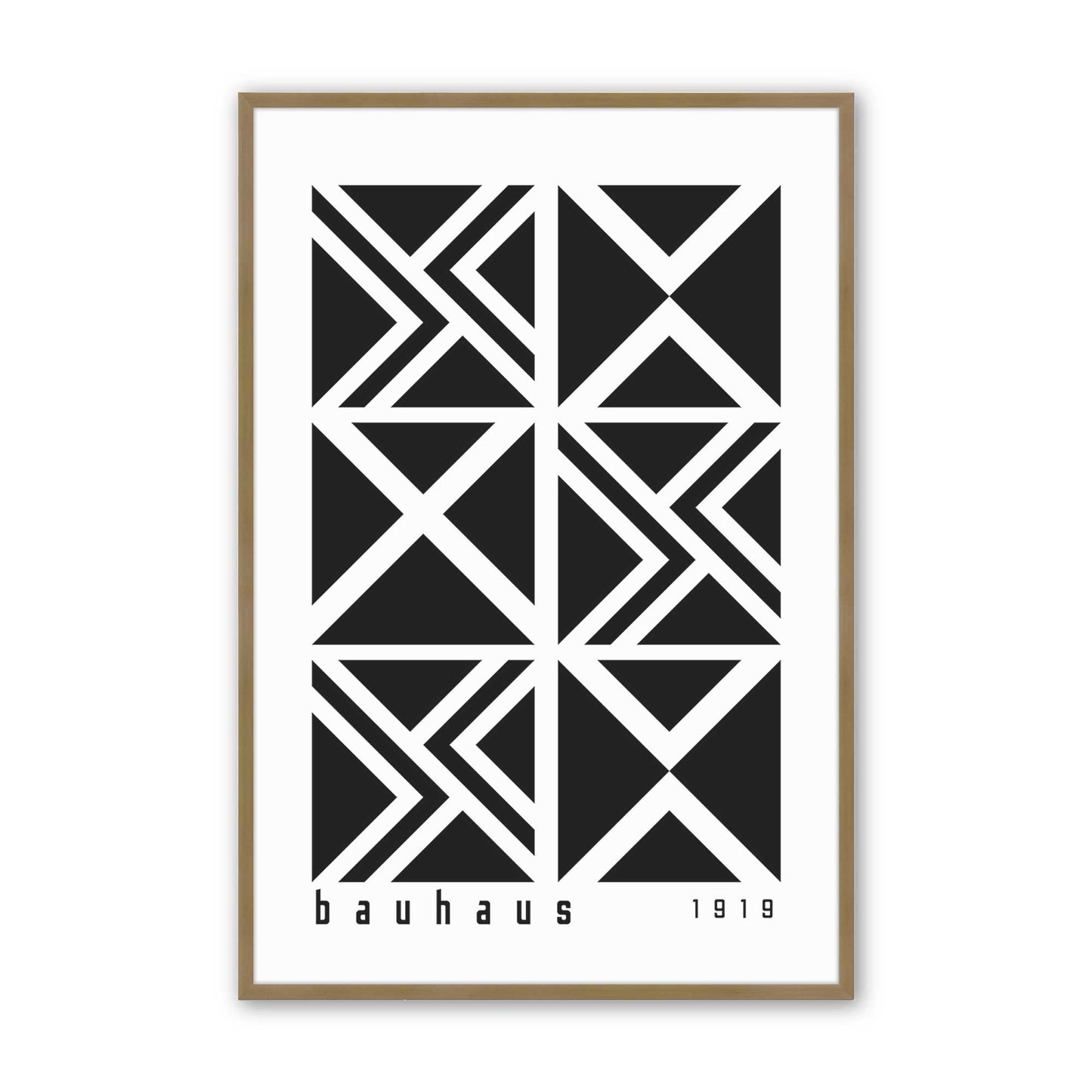 [Color:Brushed Gold], Picture of art in a Brushed Gold frame