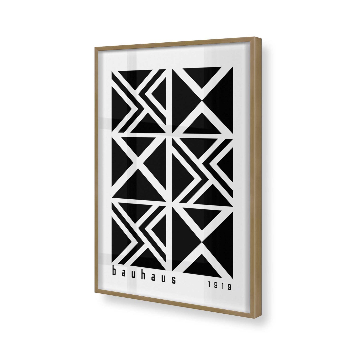 [Color:Brushed Gold], Picture of art in a Brushed Gold frame of the corner