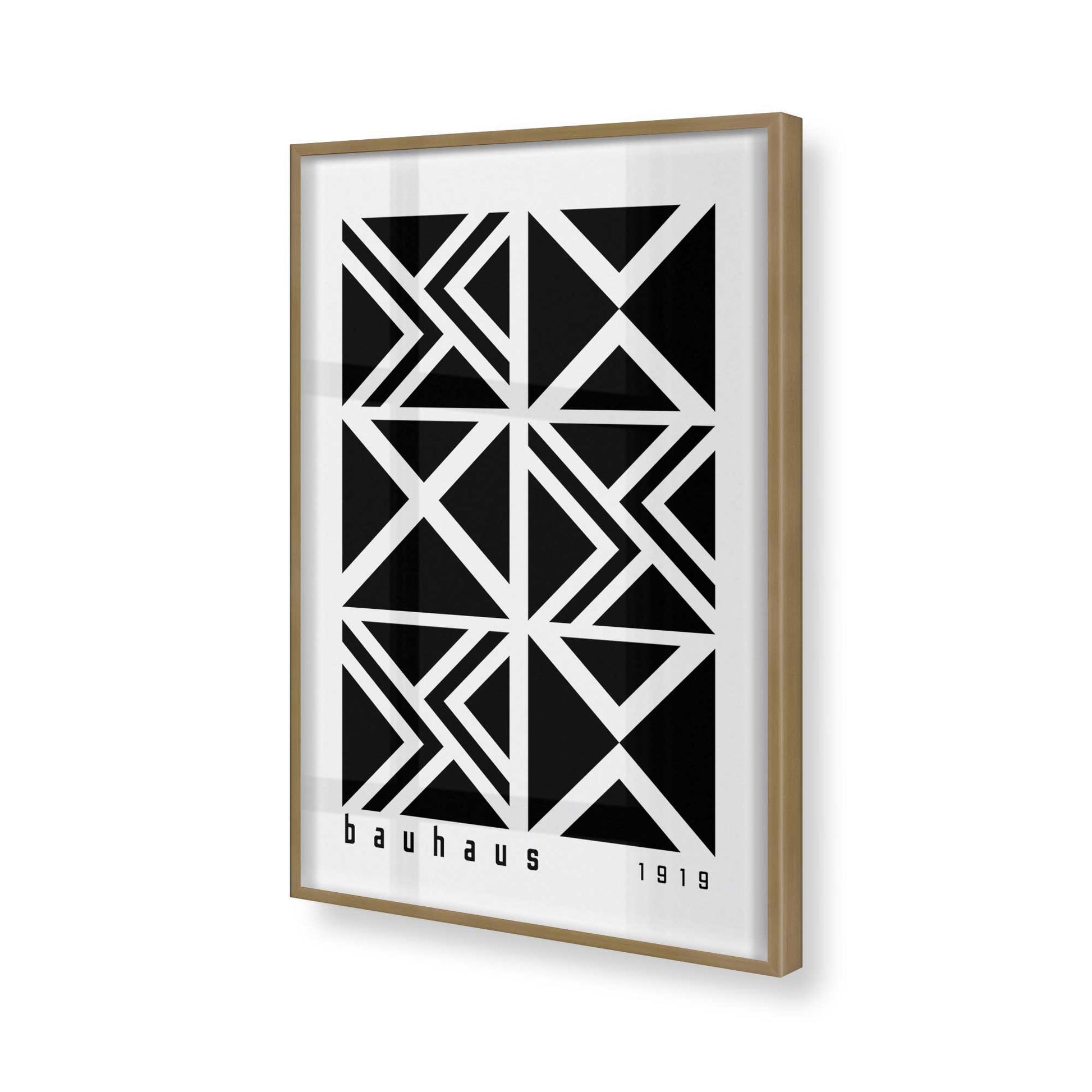[Color:Brushed Gold], Picture of art in a Brushed Gold frame of the corner