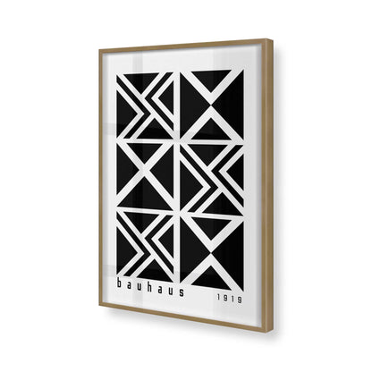 [Color:Brushed Gold], Picture of art in a Brushed Gold frame of the corner