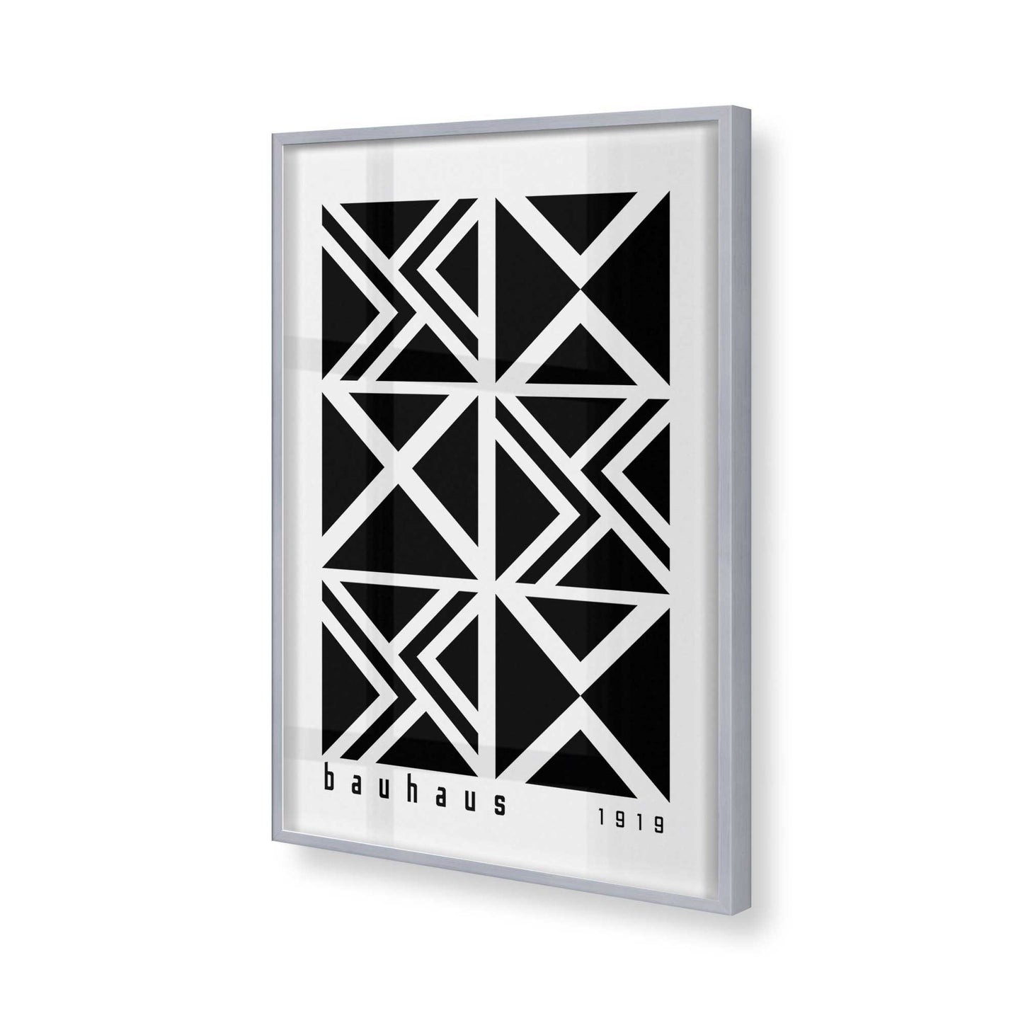 [Color:Polished Chrome], Picture of art in a Polished Chrome frame of the corner