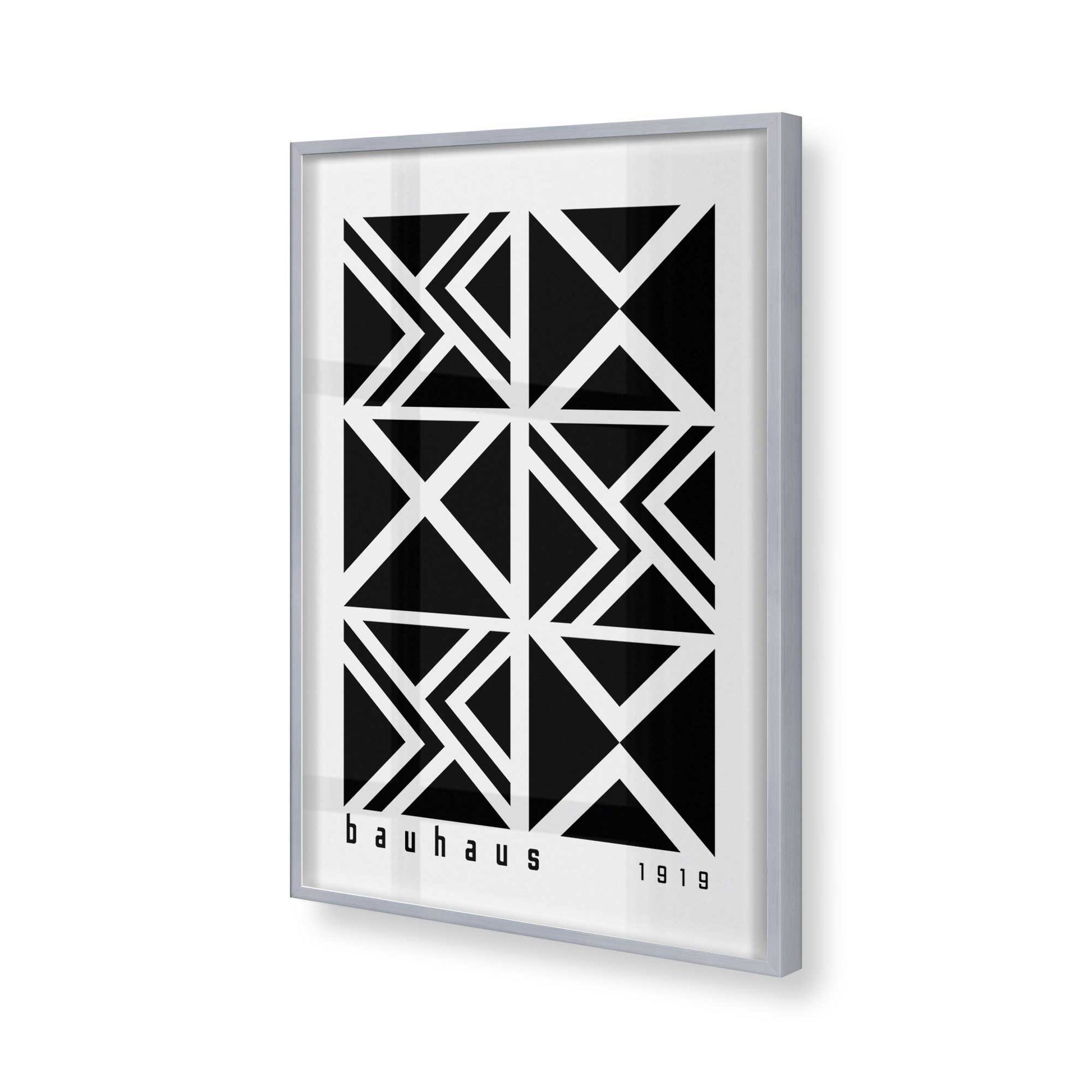 [Color:Polished Chrome], Picture of art in a Polished Chrome frame of the corner