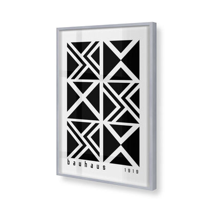 [Color:Polished Chrome], Picture of art in a Polished Chrome frame of the corner