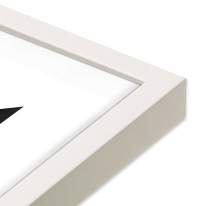 [Color:Opaque White], Picture of art in a Opaque White frame at an angle