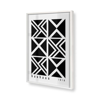 [Color:Opaque White], Picture of art in a Opaque White frame of the corner