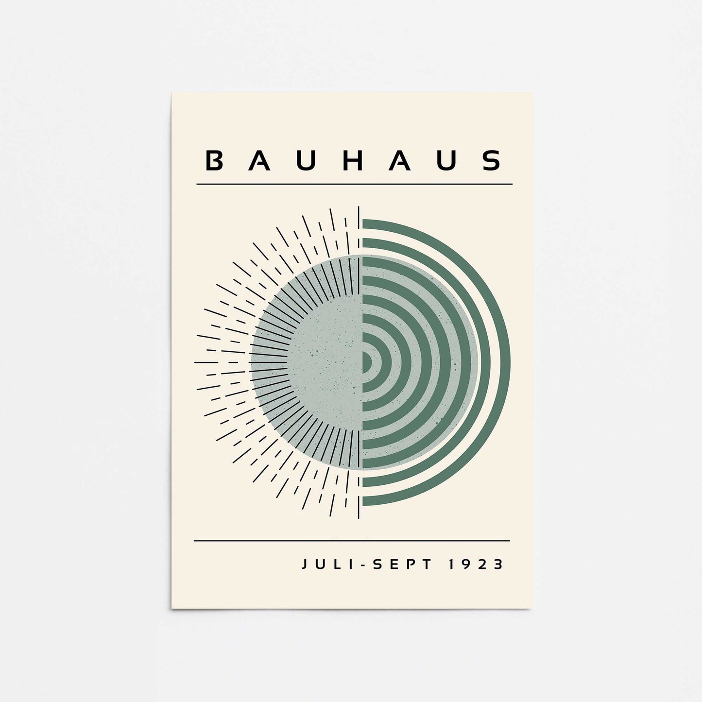 Bauhaus Echoing Rays Promotional Rolled Print