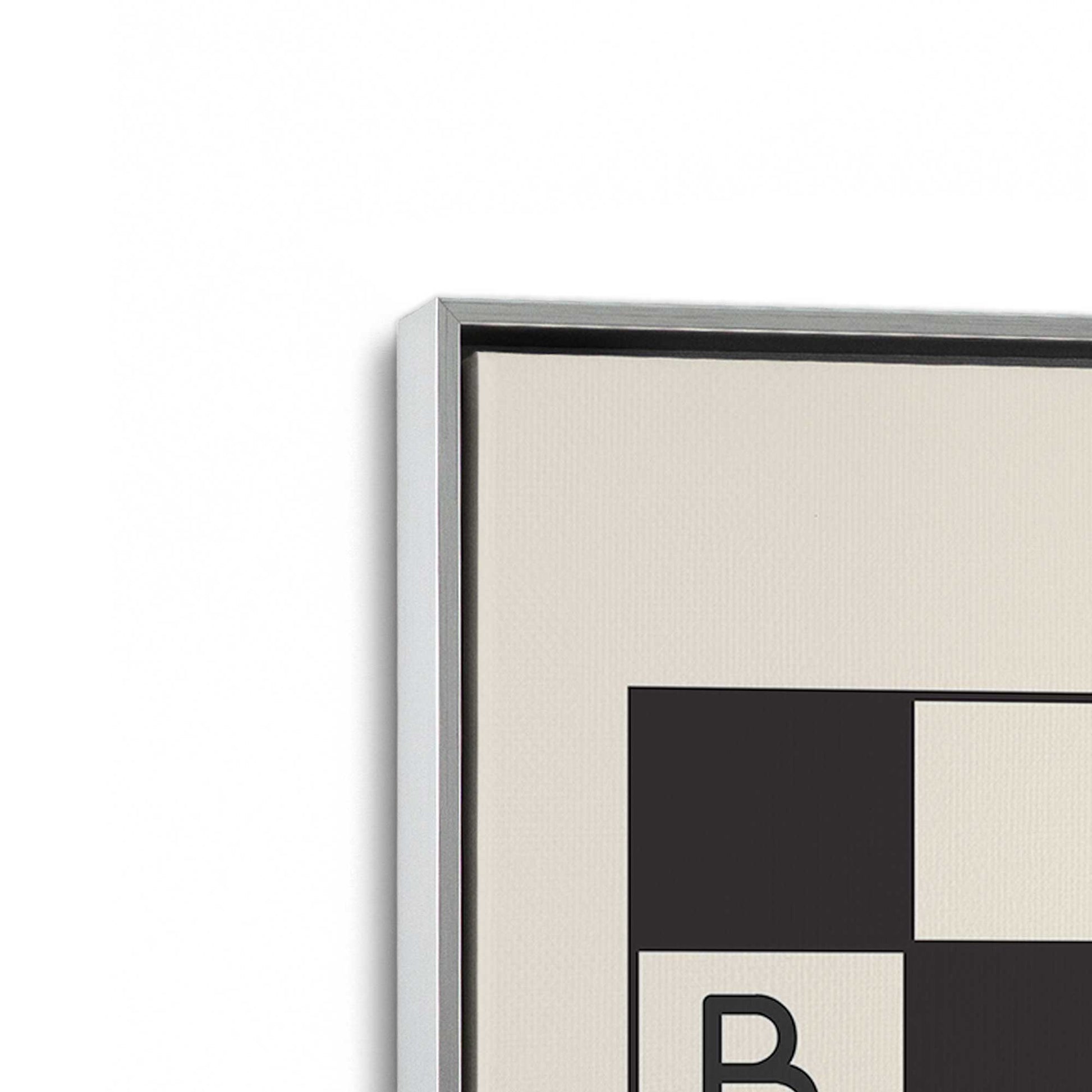 [Color:Polished Chrome], Picture of art in a Polished Chrome frame at an angle