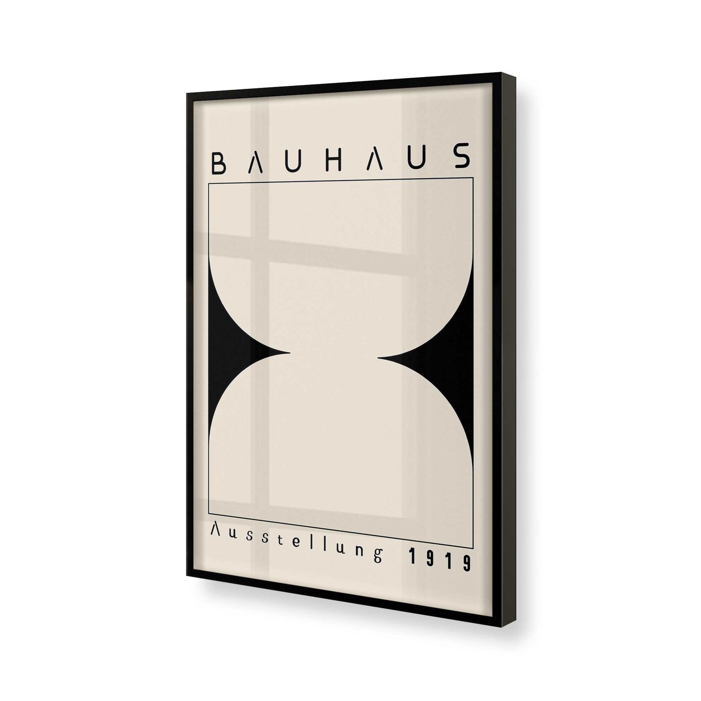 [Color:Satin Black], Picture of art in a Satin Black frame of the corner