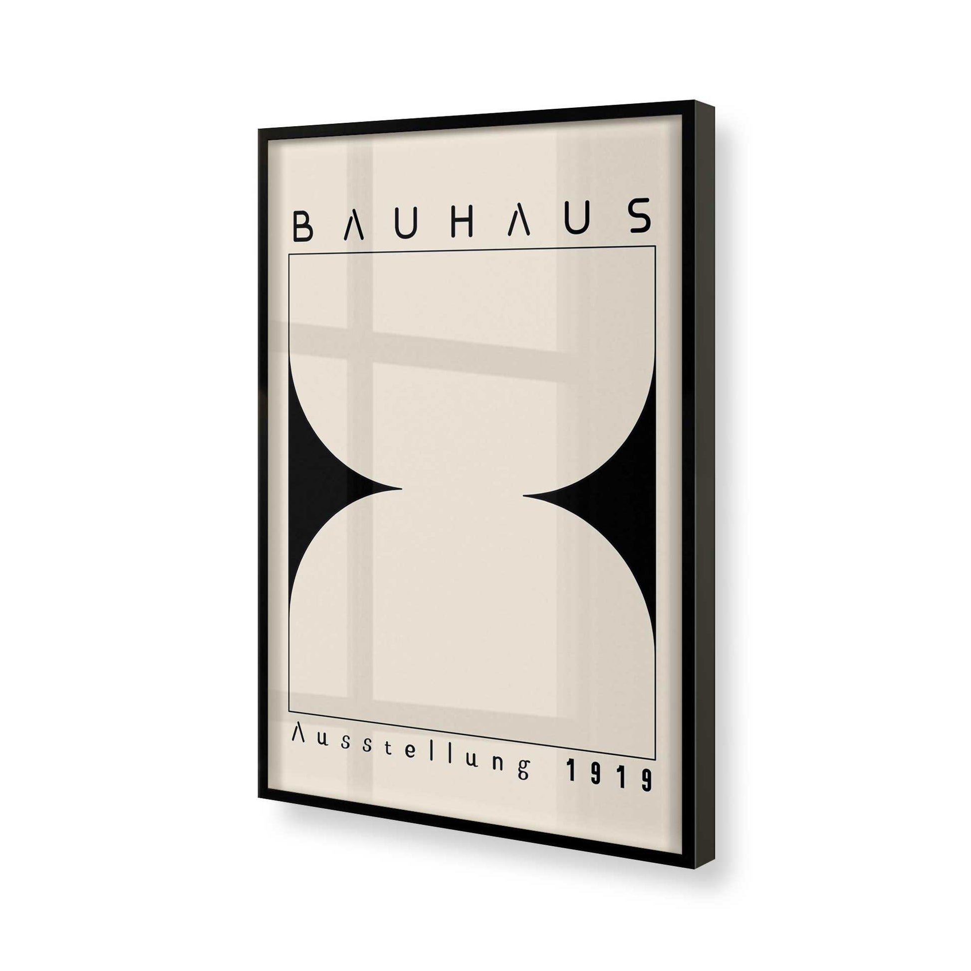 [Color:Satin Black], Picture of art in a Satin Black frame of the corner