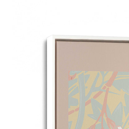 [Color:Opaque White], Picture of art in a White frame at an angle