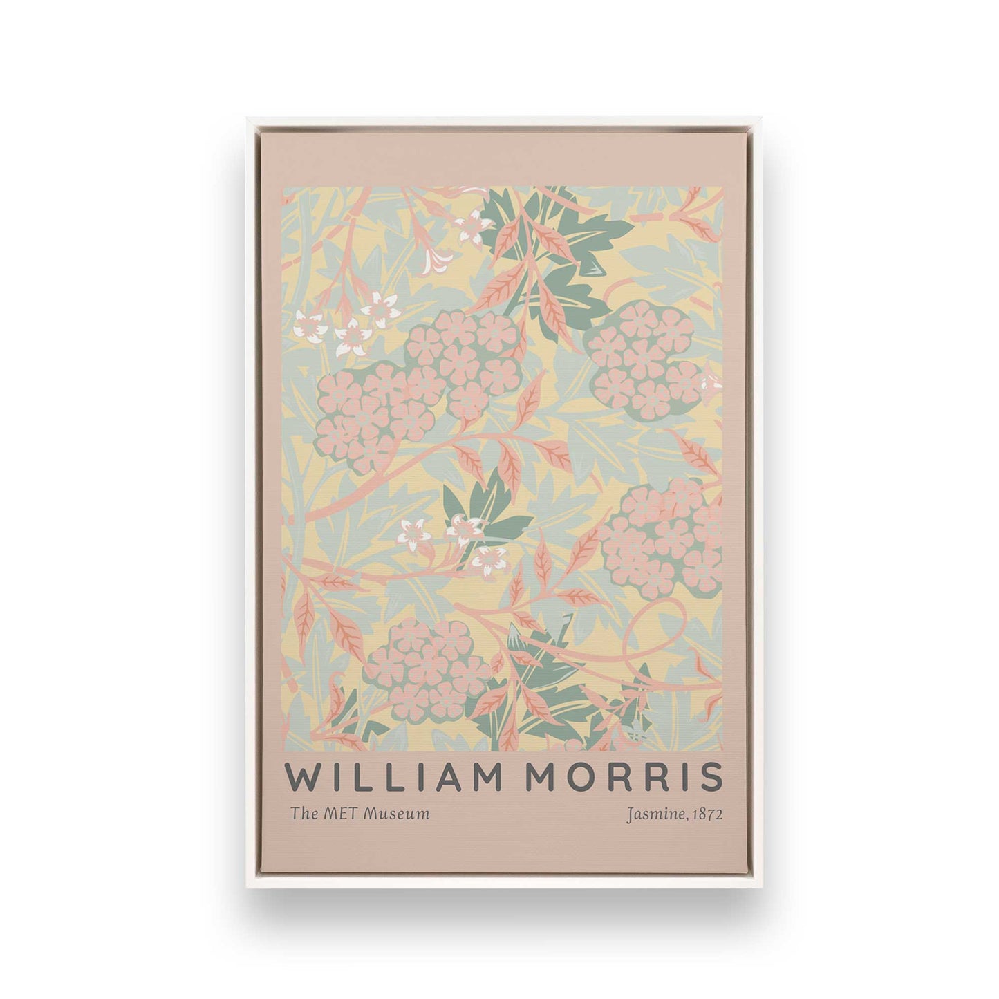 [Color:Opaque White], Picture of art in a White frame