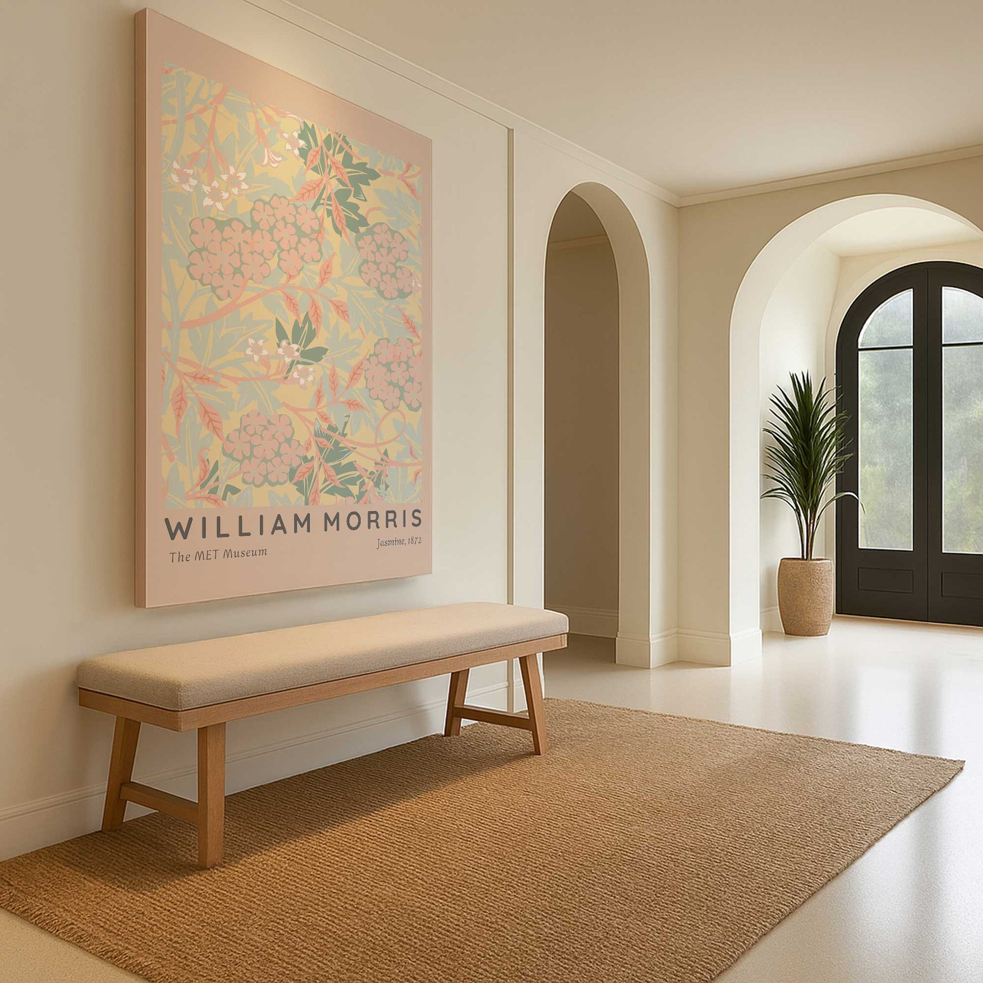 [Color:Stretched Canvas], Picture of art in a room
