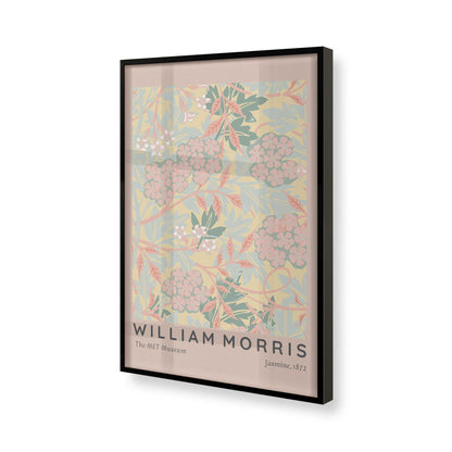 [Color:Satin Black], Picture of art in a Satin Black frame of the corner