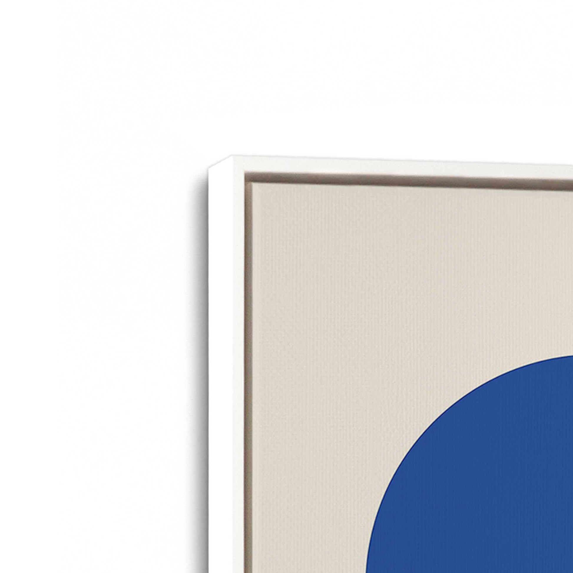 [Color:Opaque White], Picture of art in a White frame at an angle