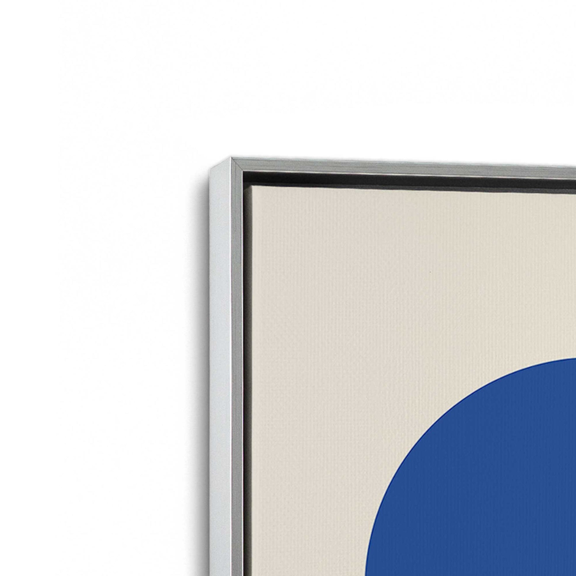 [Color:Polished Chrome], Picture of art in a Polished Chrome frame at an angle