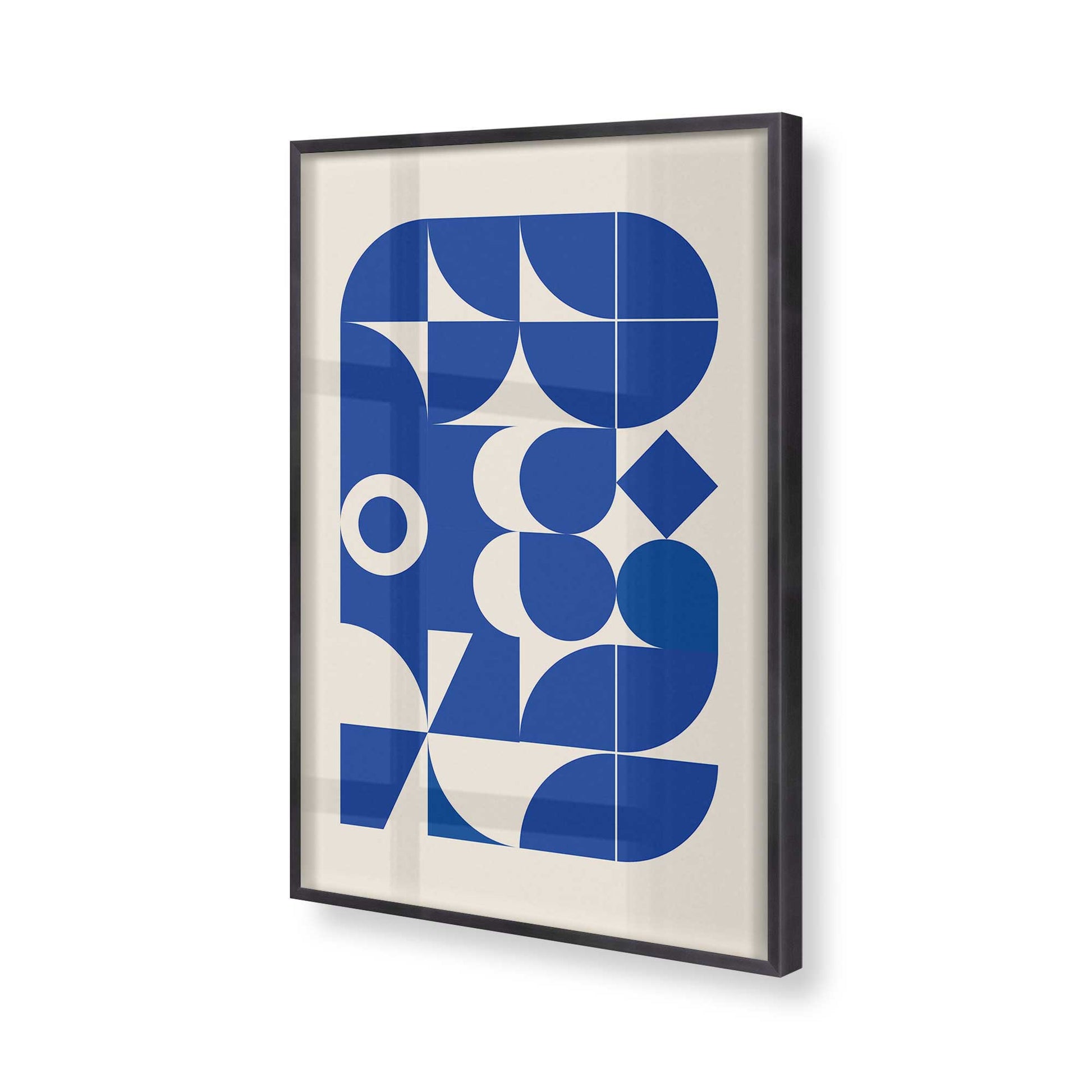[Color:Weathered Zinc], Picture of art in a Weathered Zinc frame of the corner