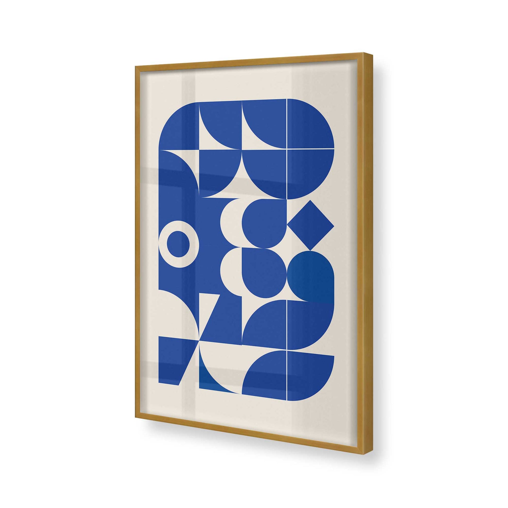 [Color:Polished Gold], Picture of art in a Polished Gold frame of the corner