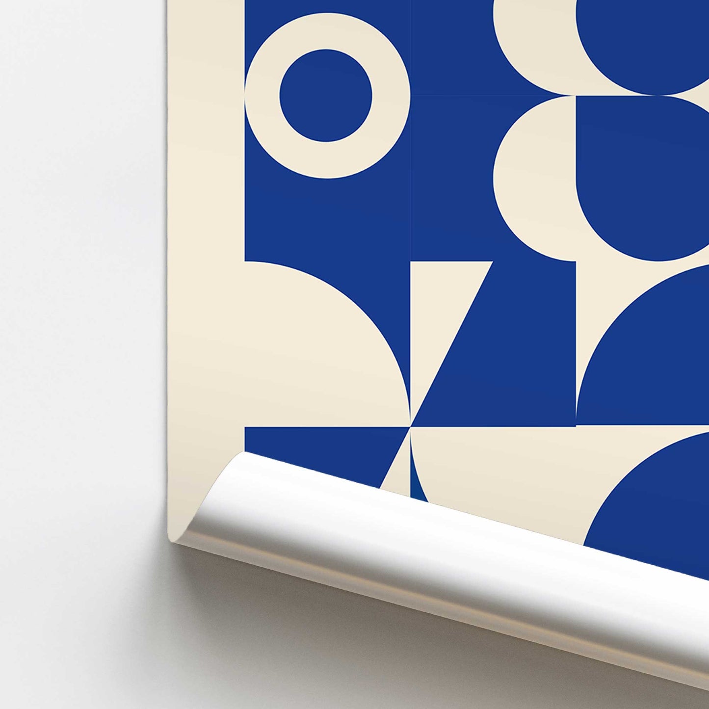 [color:Rolled Print], Picture of close up of art