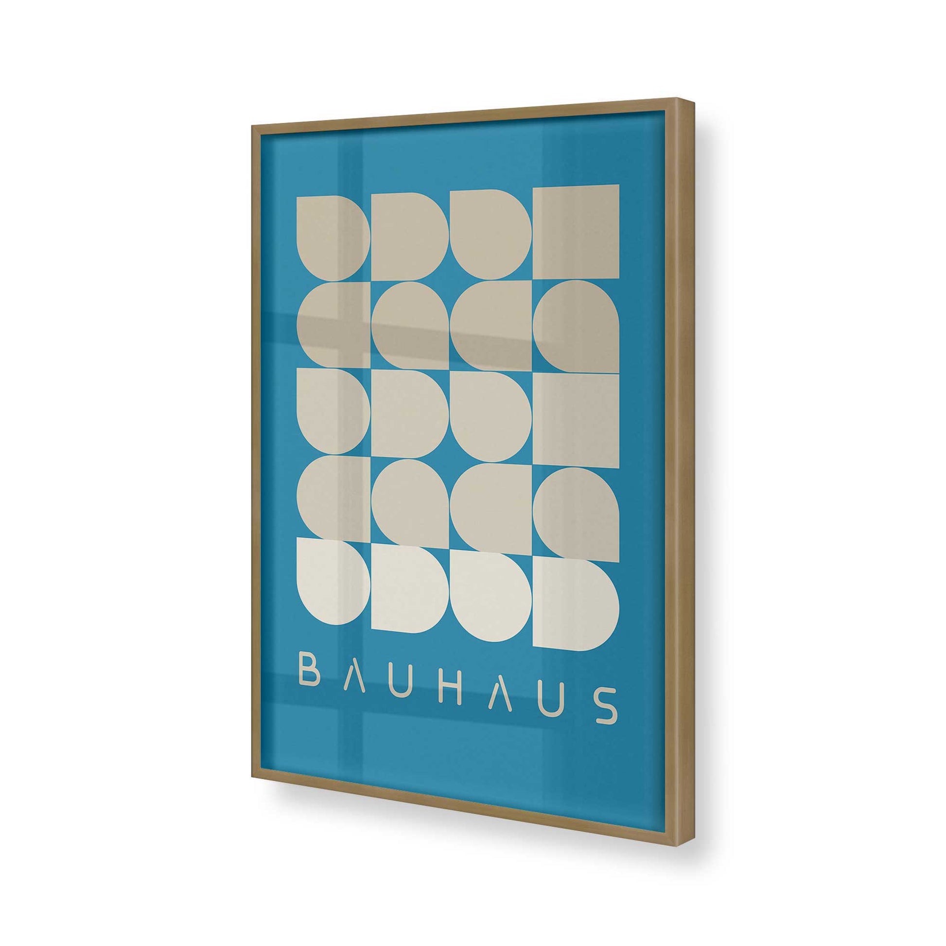 [Color:Brushed Gold], Picture of art in a Brushed Gold frame of the corner