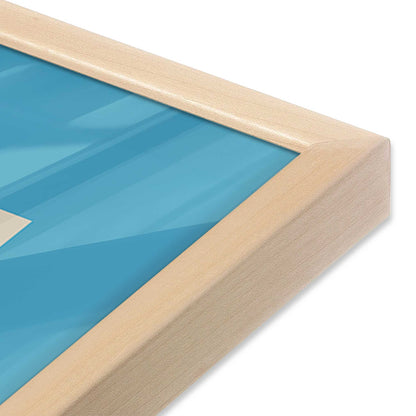 [Color:Raw Maple], Picture of art in a Raw Maple frame at an angle