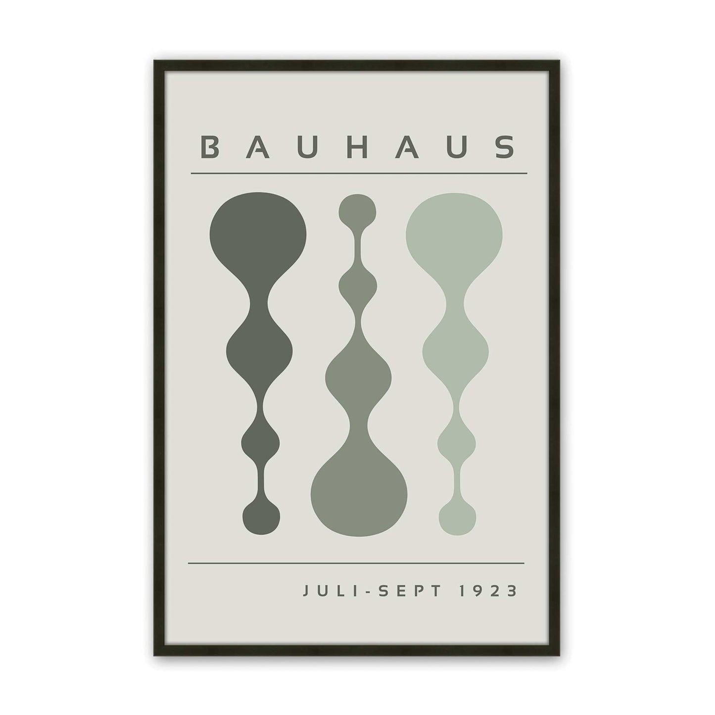 [Color:Satin Black], Picture of art in a Satin Black frame