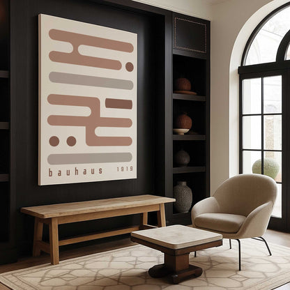 [Color:Stretched Canvas], Picture of art in a room