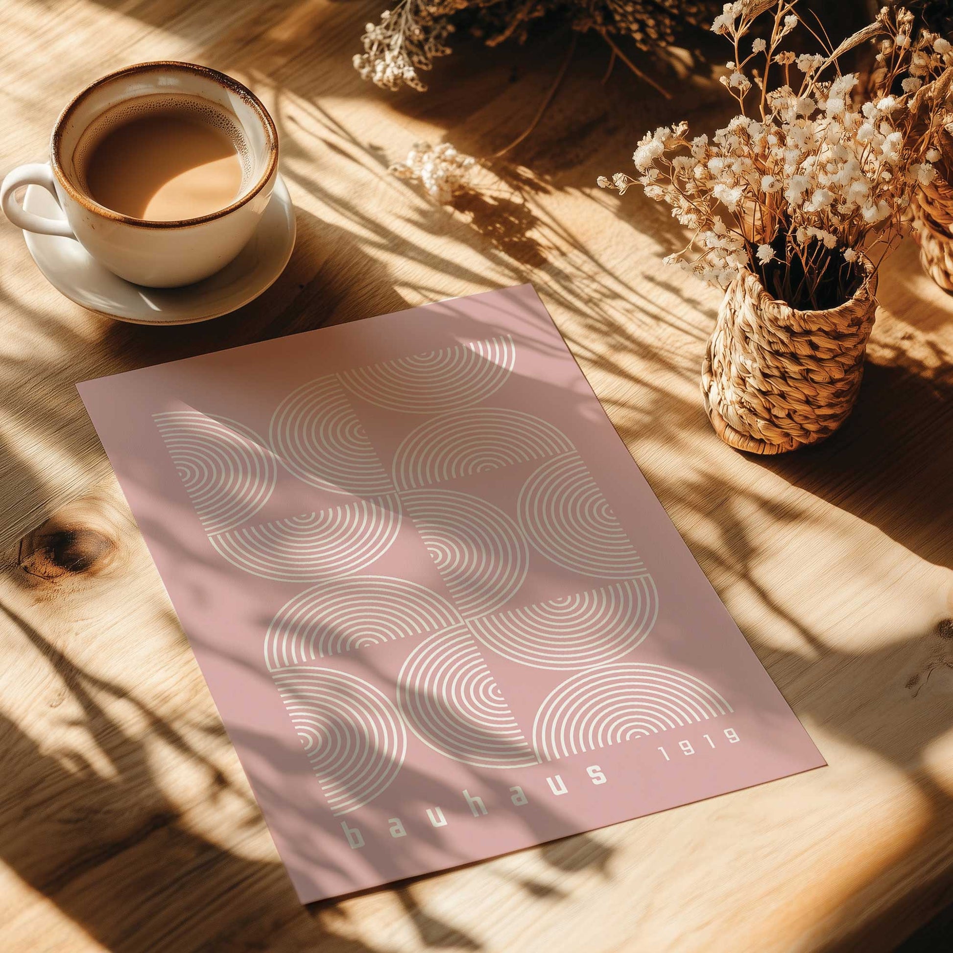 [color:Rolled Print], Picture of art in a room