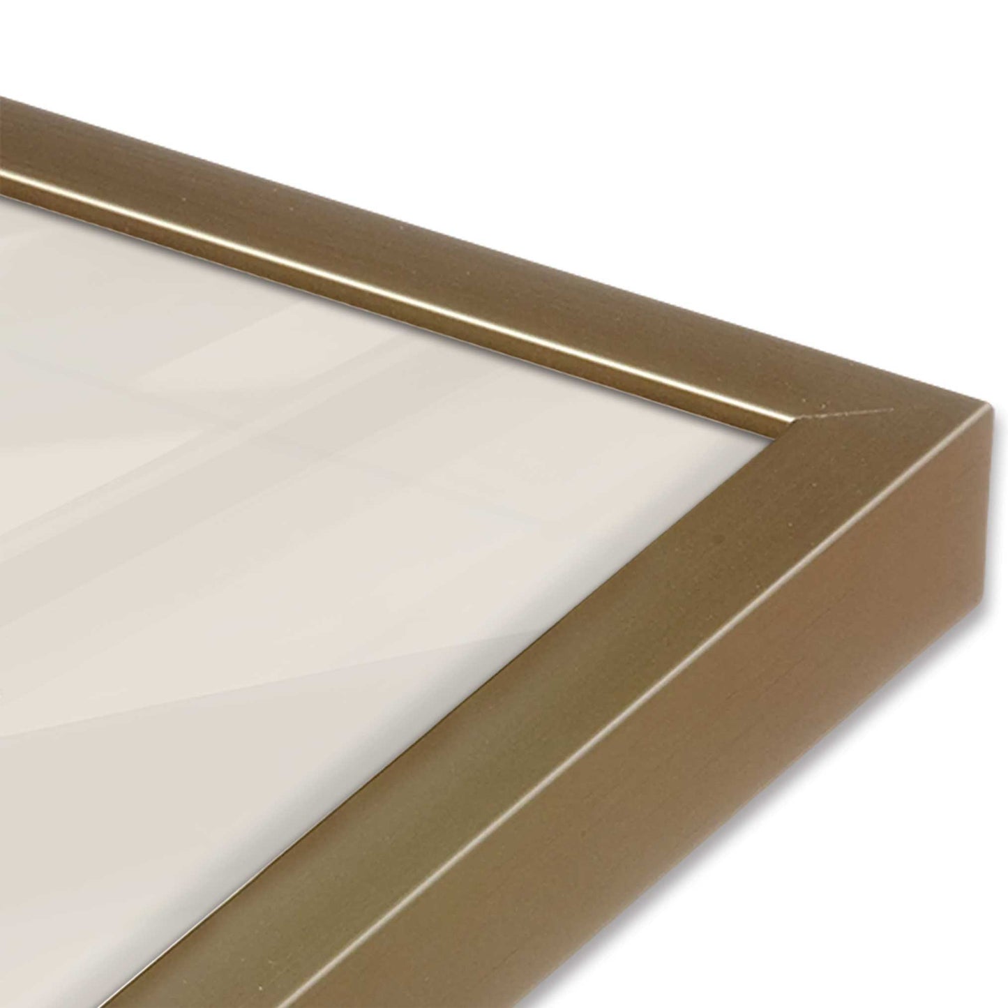 [Color:Weathered Zinc], Picture of art in a Weathered Zinc frame of the corner