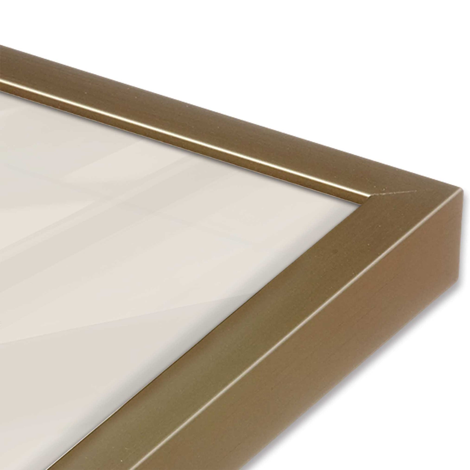 [Color:Weathered Zinc], Picture of art in a Weathered Zinc frame of the corner