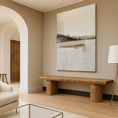 [Color:Stretched Canvas], Picture of art in a room