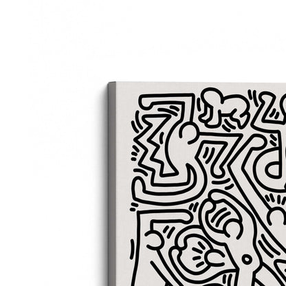 [Color:Stretched Canvas], Picture of the corner of the art