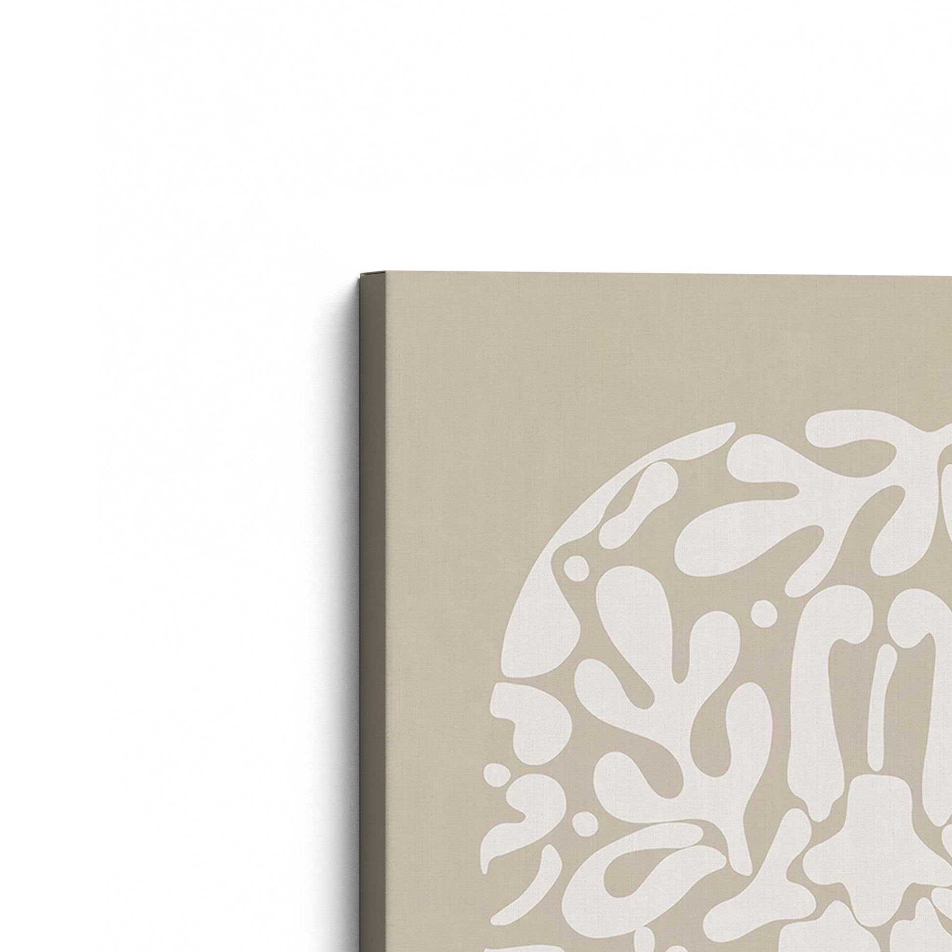 [Color:Stretched Canvas], Picture of the corner of the art