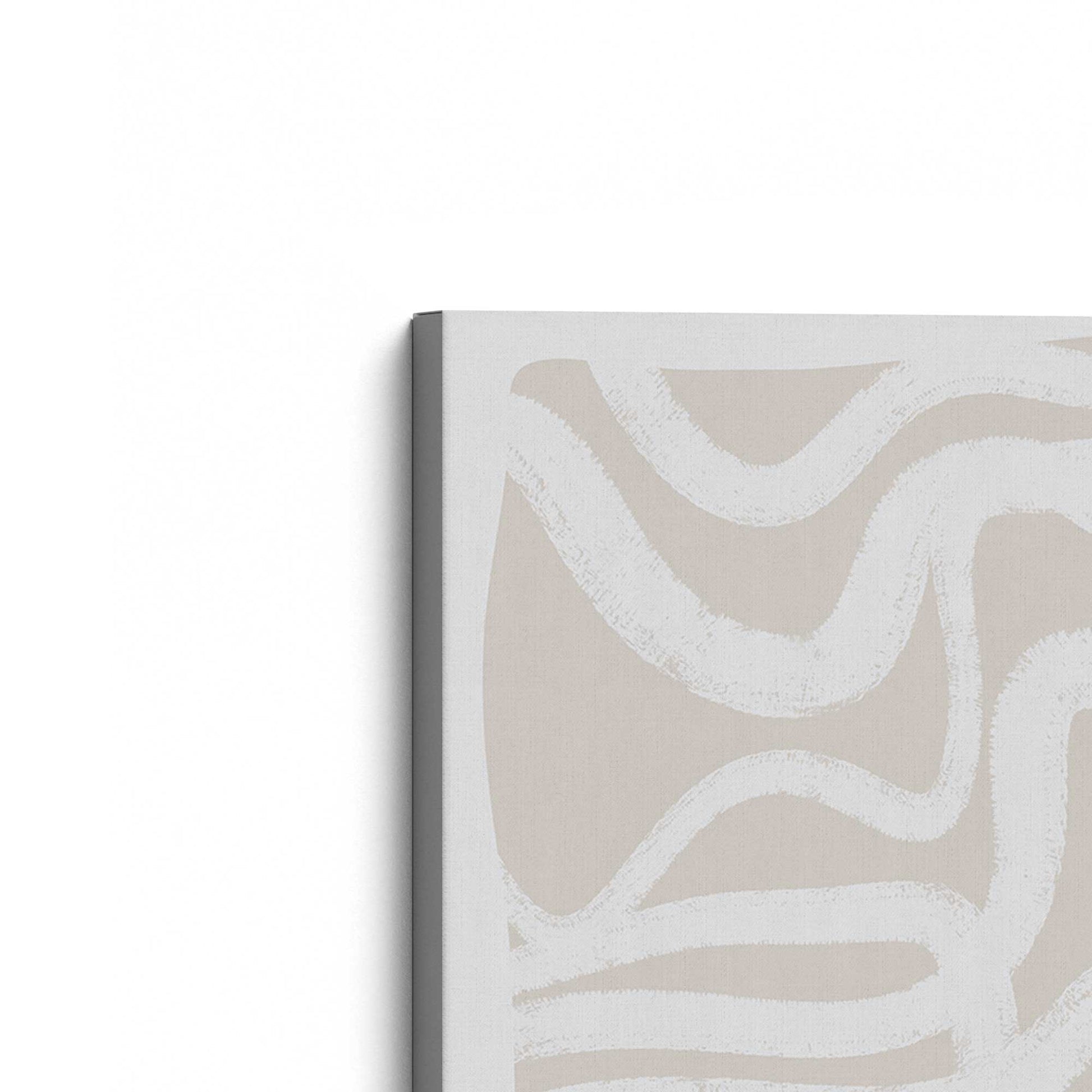 [Color:Stretched Canvas], Picture of the corner of the art